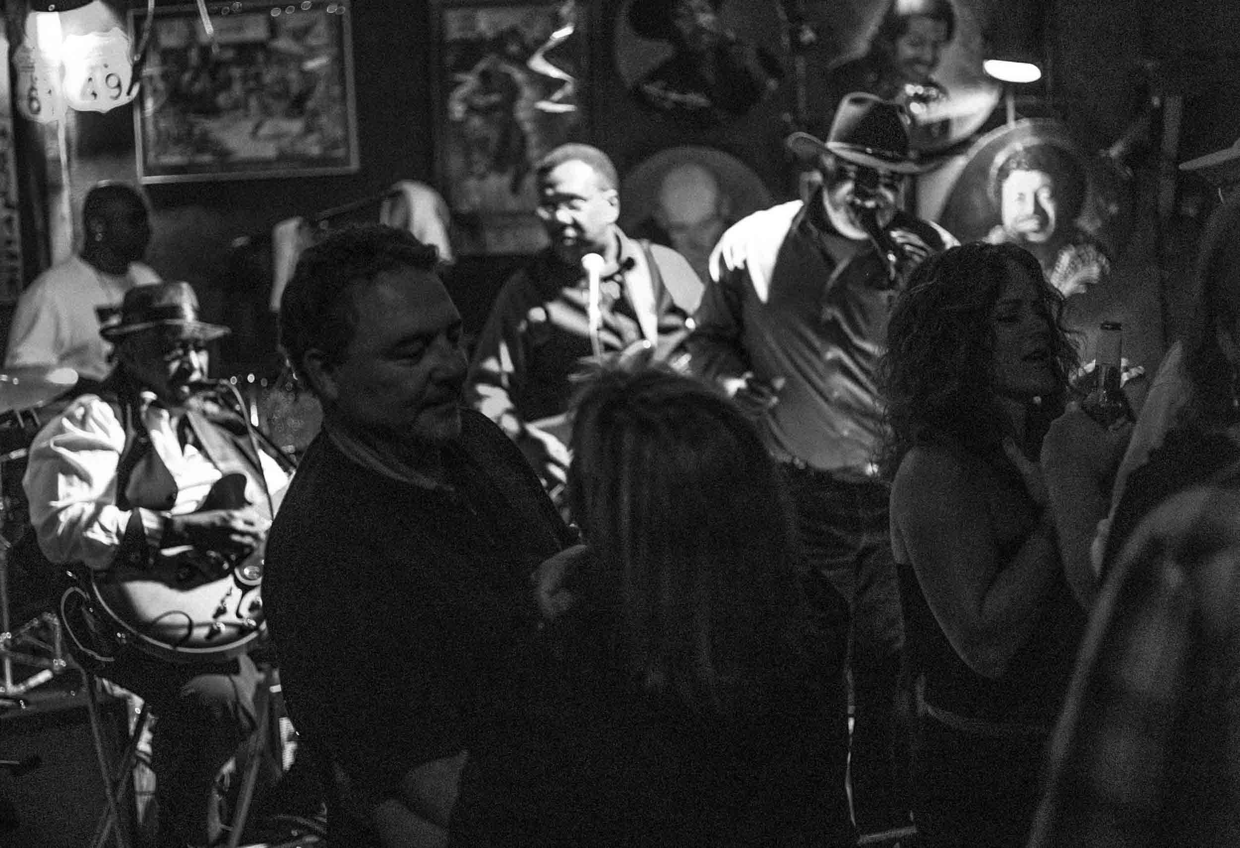 Cheap beers and great tunes keep the audience on their feet
