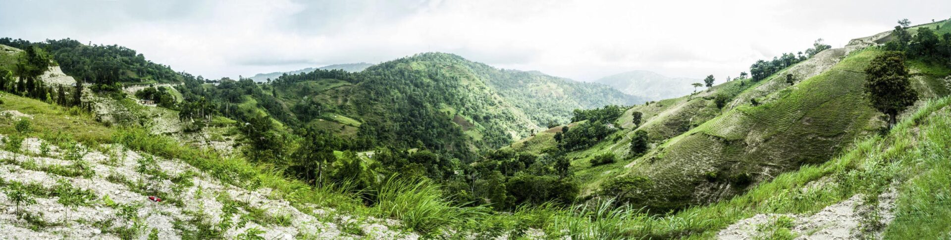 Lush countryside between Port-au-Prince and Jacmel, 2016