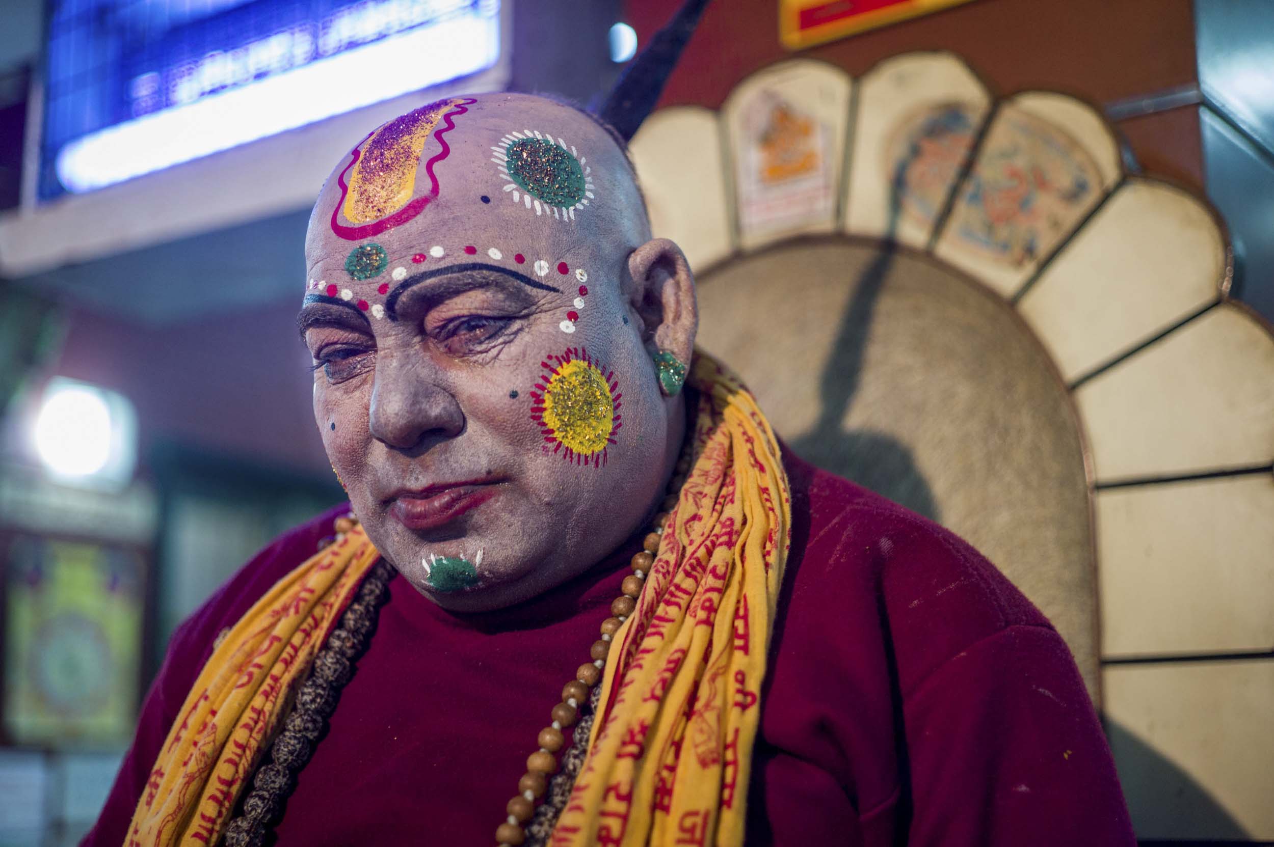 A restaurant’s mascot in Rishikesh, 2012