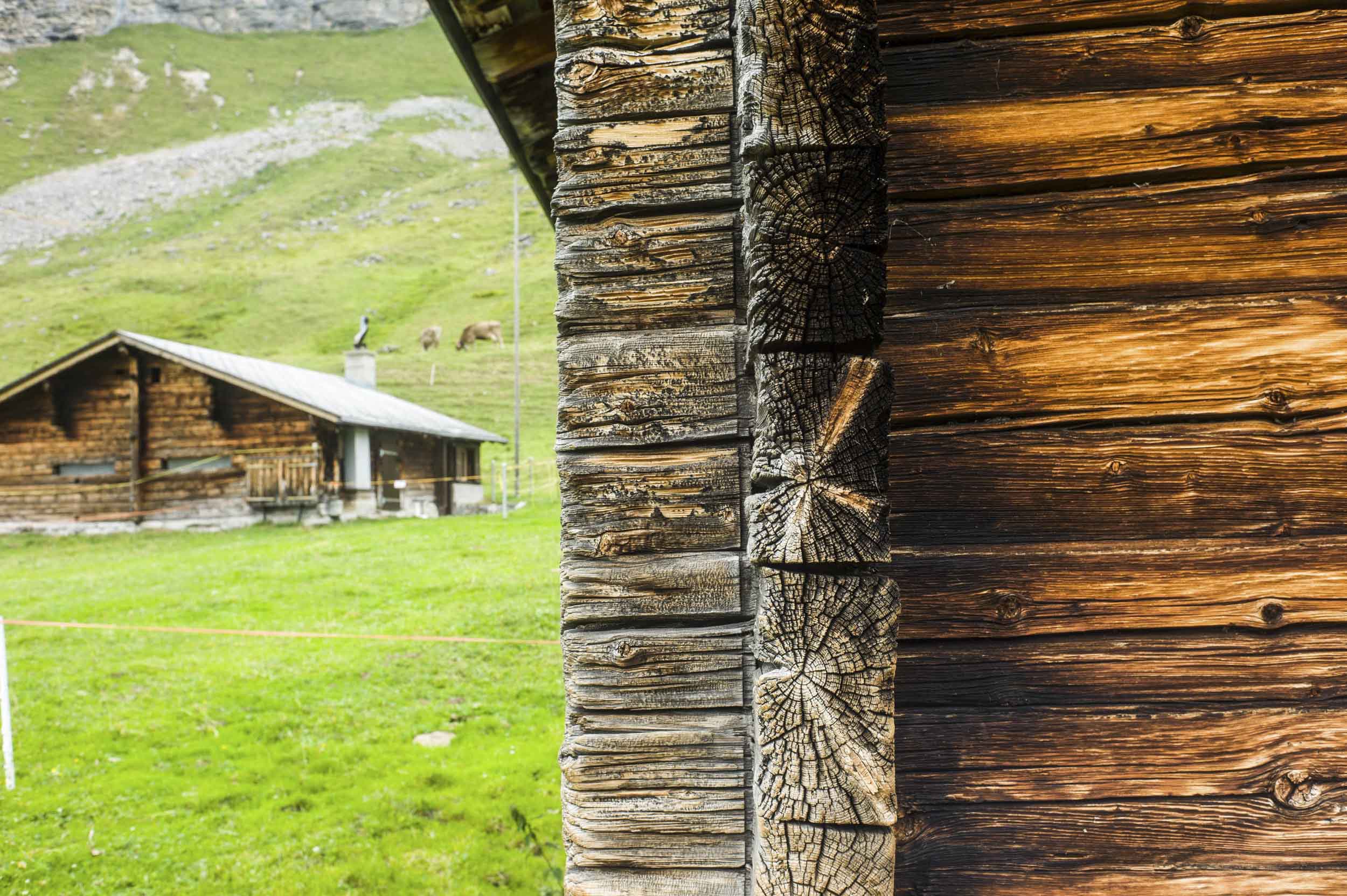 A rustic barn in Engstlenap, Melchsee-Frutt, 2015